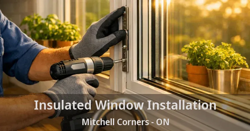 Insulated Window Installation Mitchell Corners - ON
