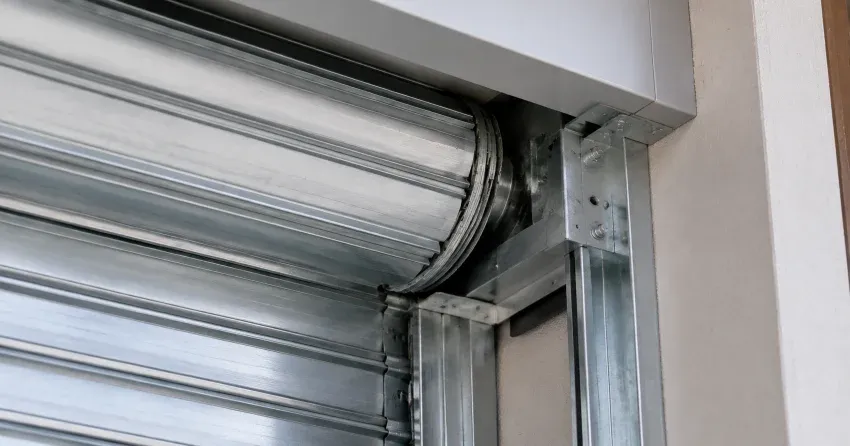 automatic storefront door technician servicing motor and sensor in Mitchell Corners