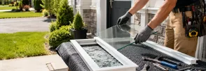 Broken Glass Repair Mitchell Corners