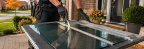 Custom Cut Glass Mitchell Corners