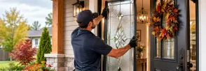 Decorative Glass Installation Mitchell Corners